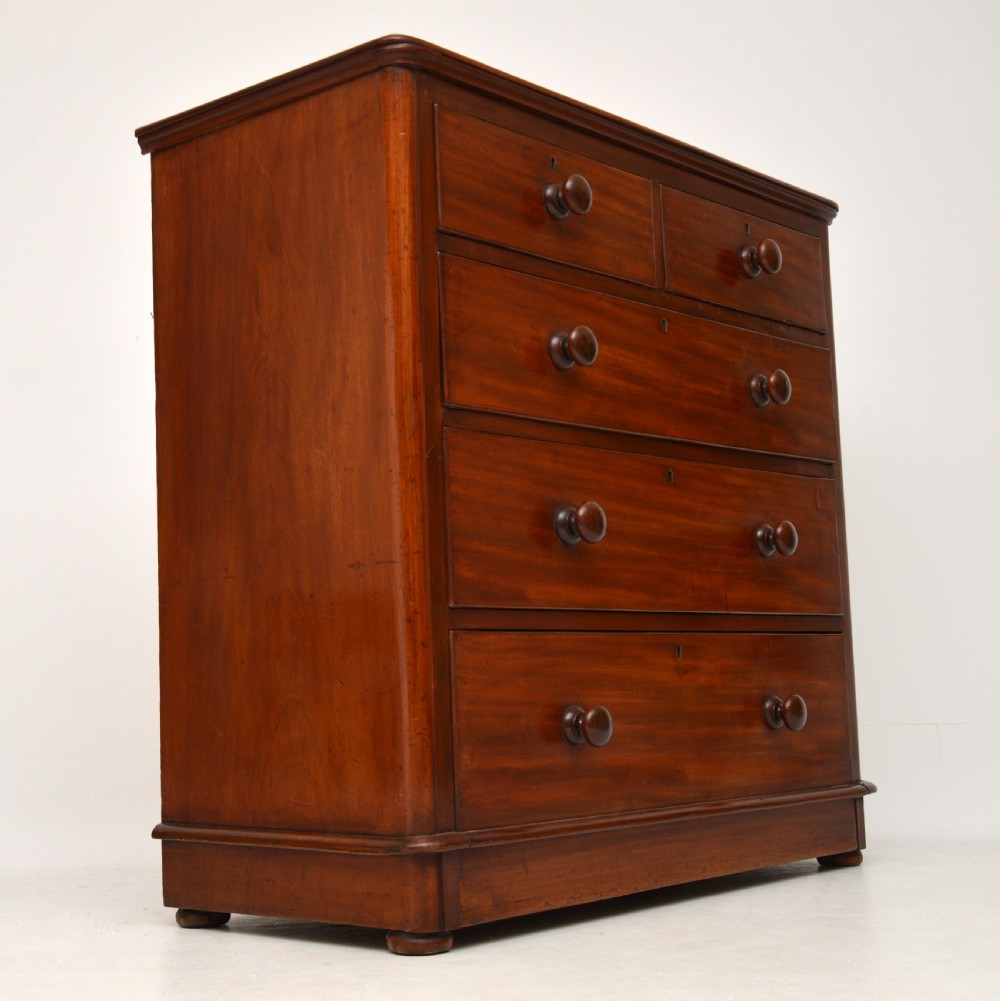 Antique Victorian Mahogany Chest of Drawers View III