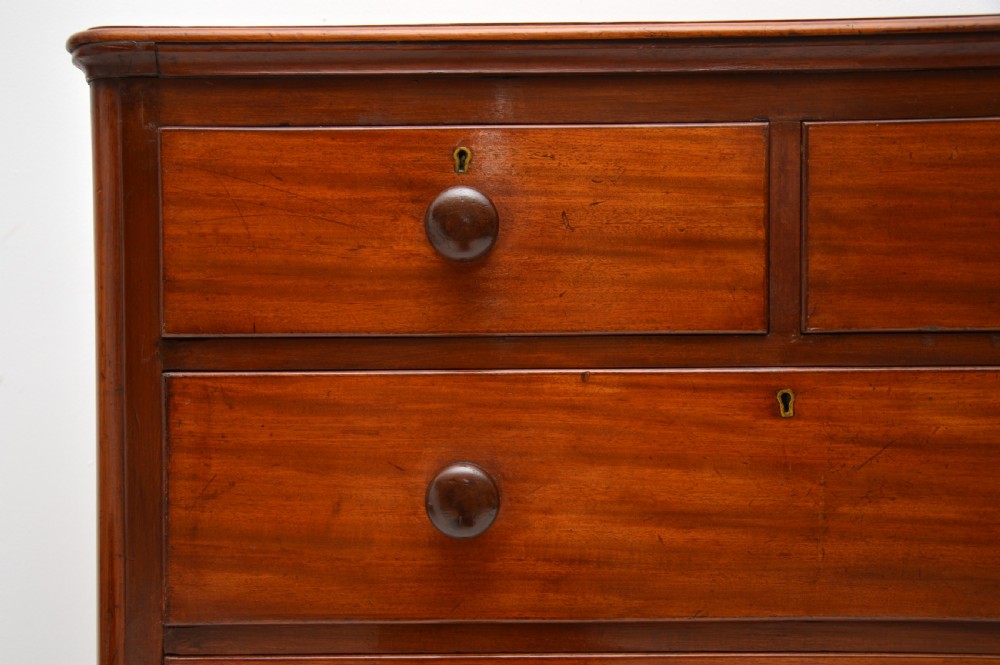 Antique Victorian Mahogany Chest of Drawers View VII