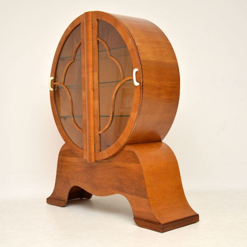 1930’s Original Art Deco Walnut Cabinet