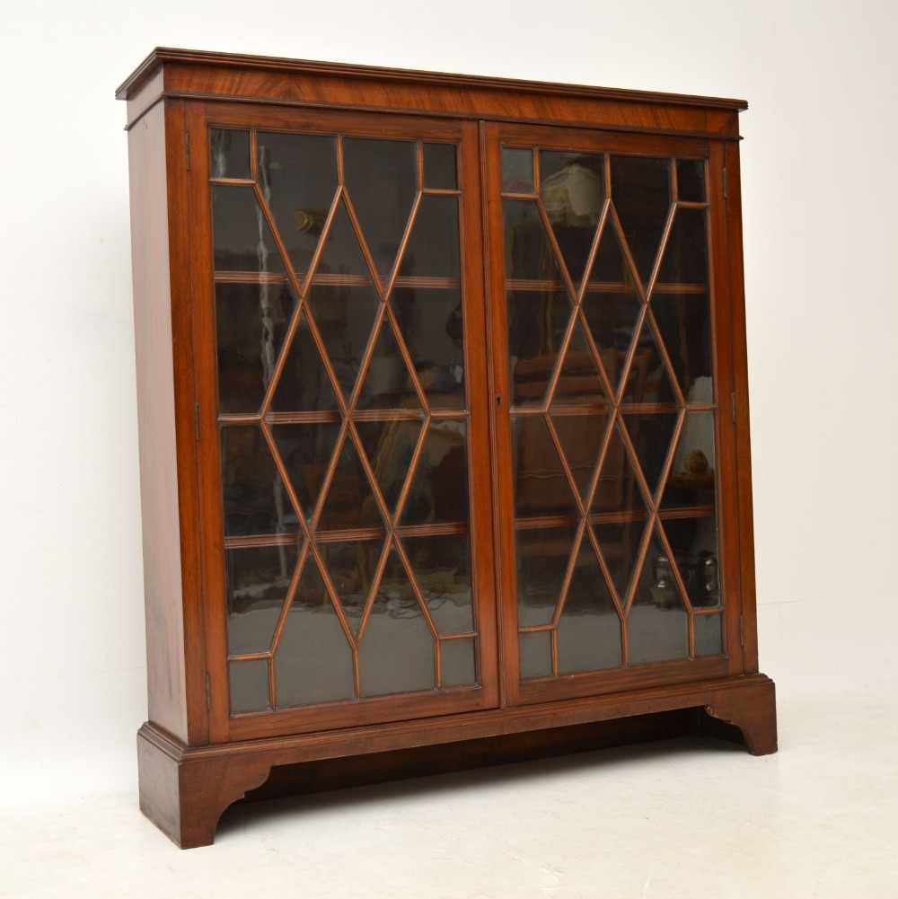 Antique Edwardian Mahogany Bookcase