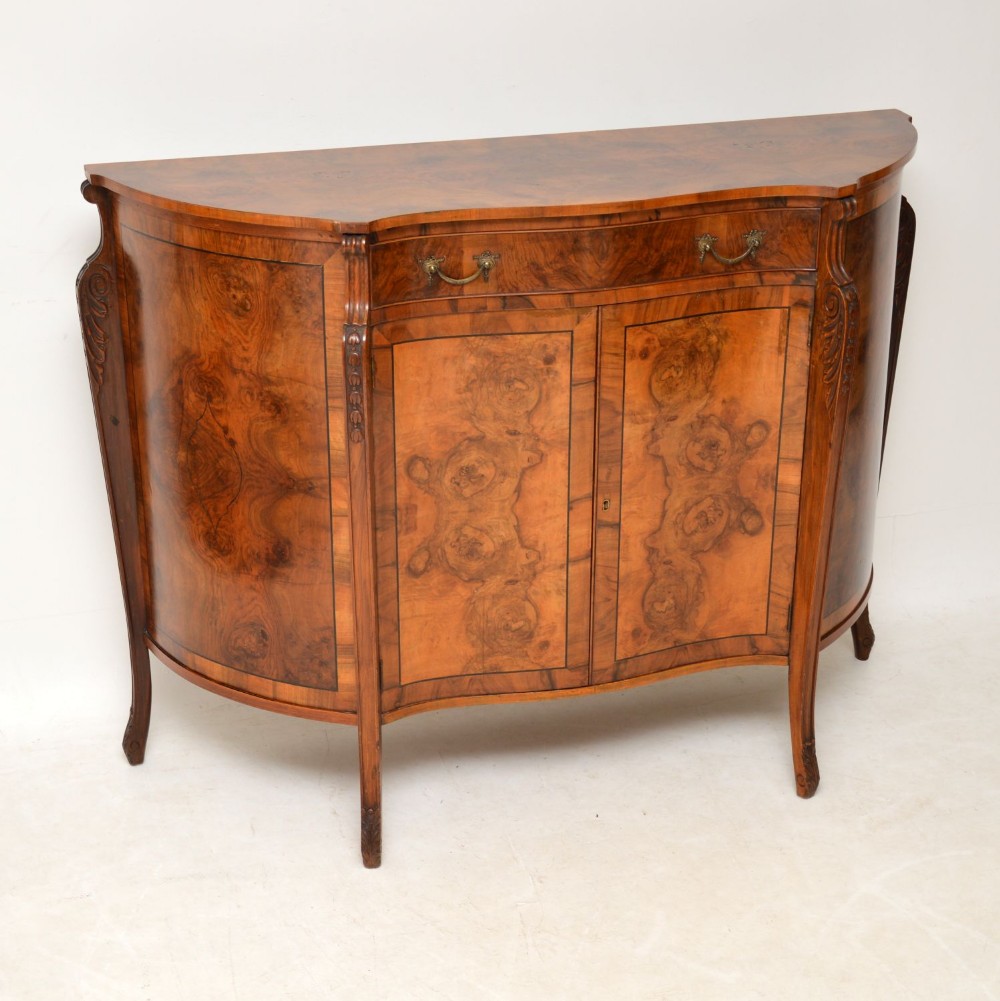 Antique Burr Walnut Sideboard