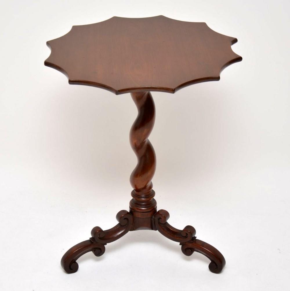 Antique William IV Mahogany Barley Twist Table