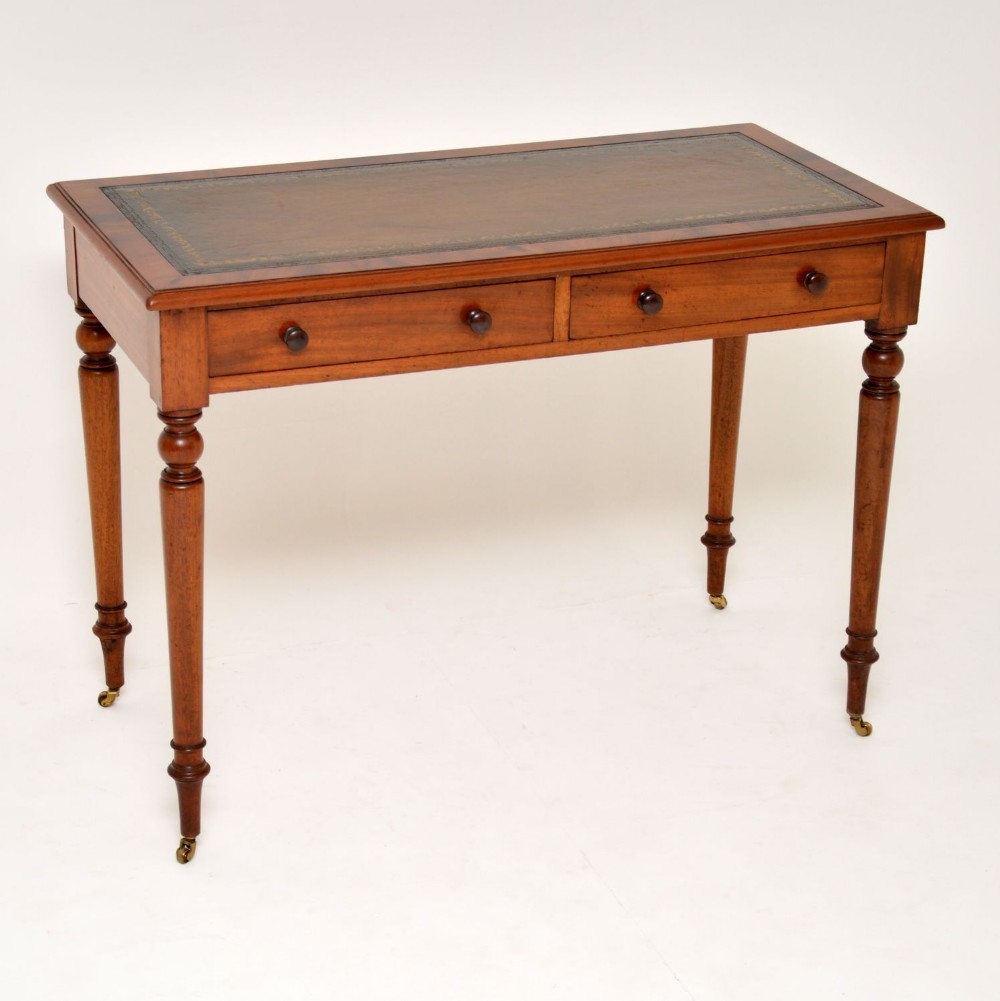 Antique Victorian Mahogany Writing Table 