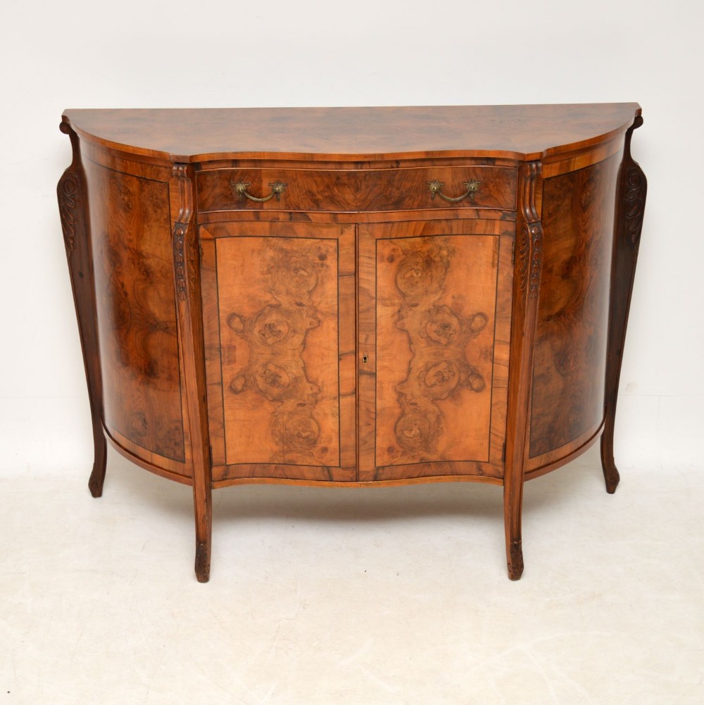 Antique Burr Walnut Sideboard