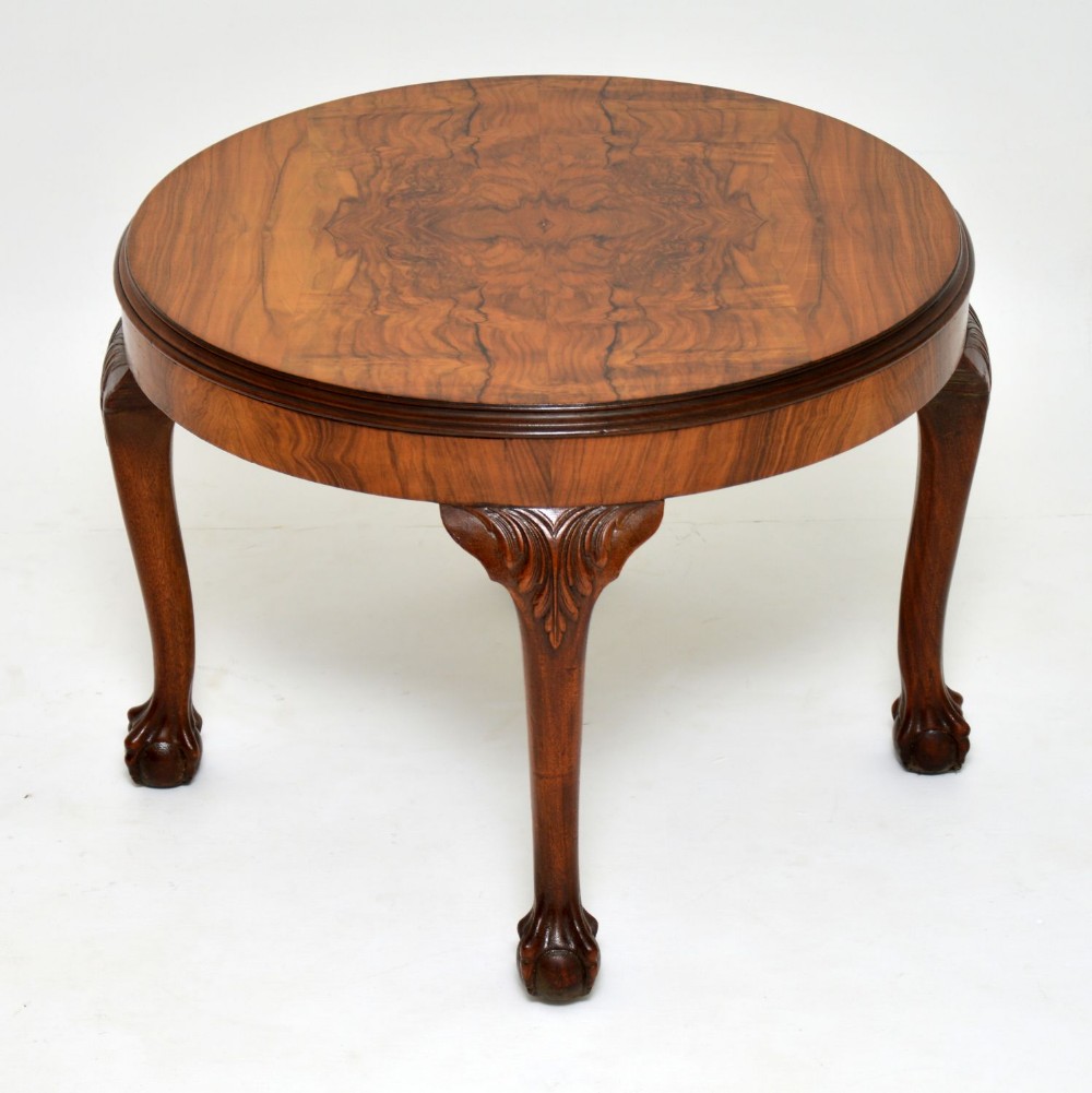 Antique Figured Walnut Coffee Table