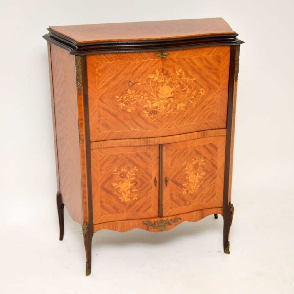 Antique French Inlaid Marquetry Drinks Cabinet