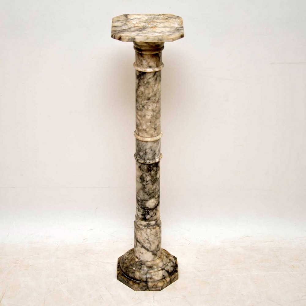 Italian Antique Alabaster Column