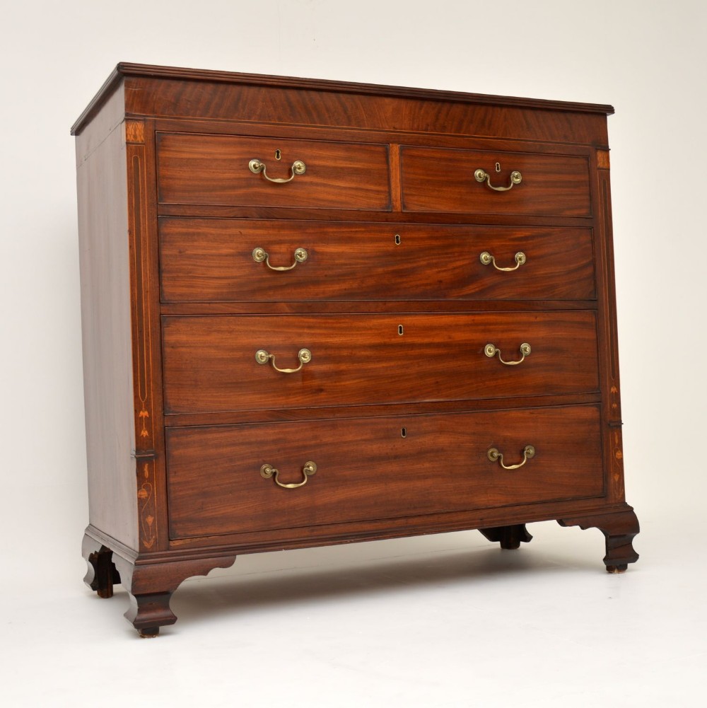 Antique Georgian Inlaid Mahogany Chest of Drawers