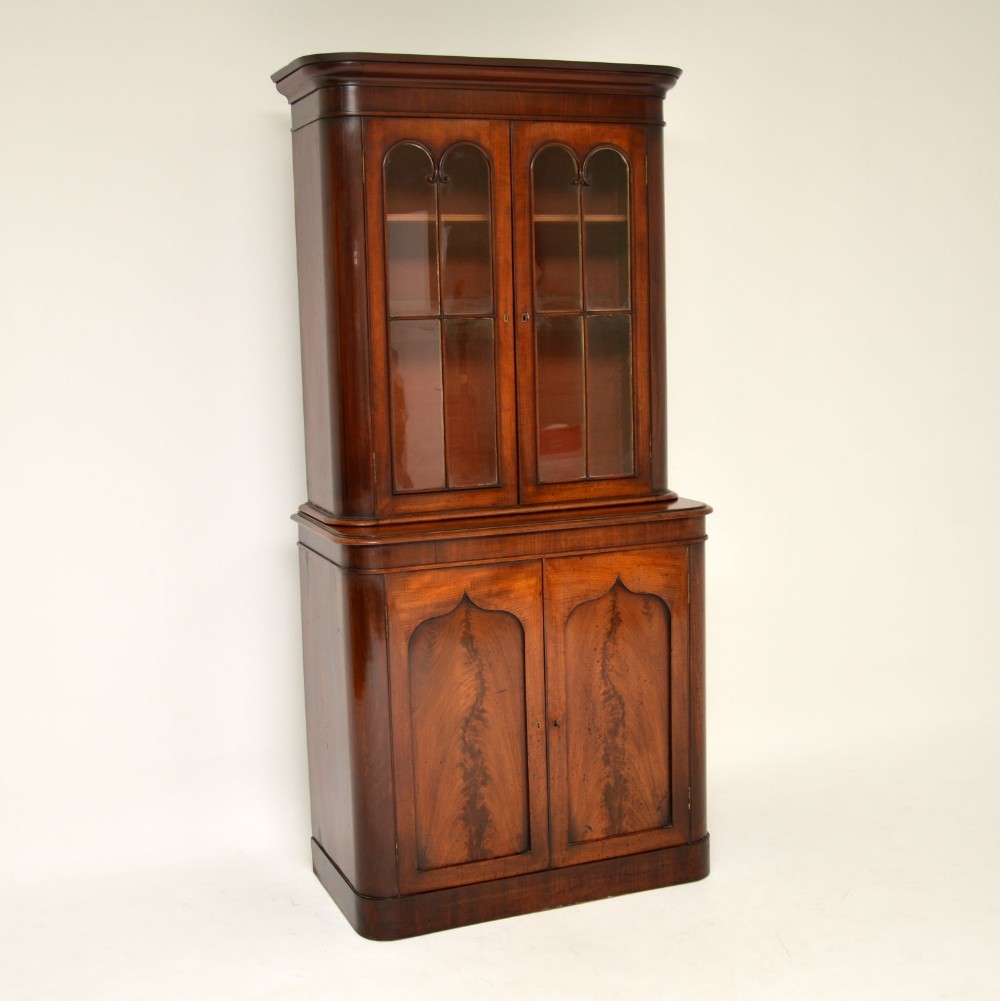Antique William IV Mahogany Library Bookcase