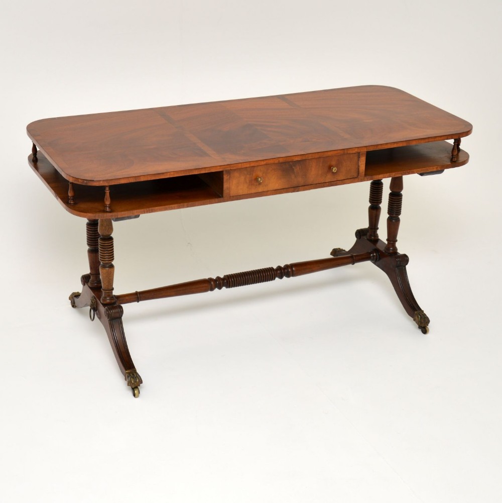Antique Mahogany Regency Style Coffee Table
