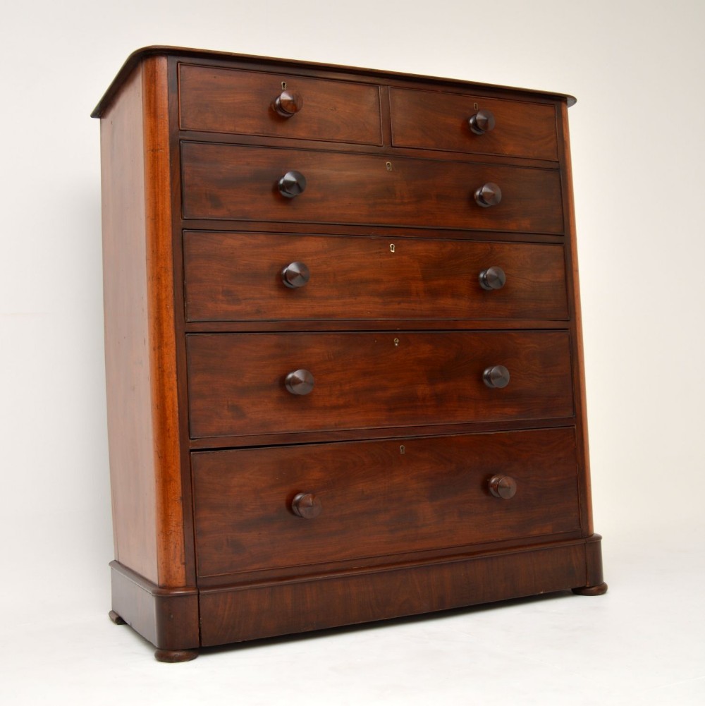 Large Antique William IV Mahogany Chest of Drawers