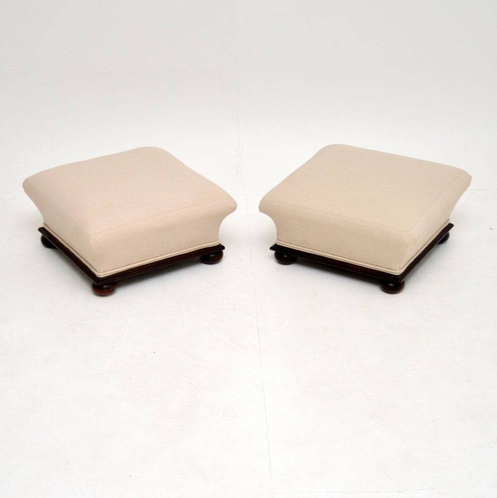 Pair of Antique Victorian Foot Stools

