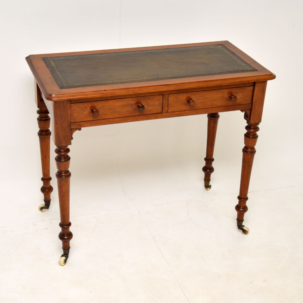 Antique Victorian Walnut Writing Table