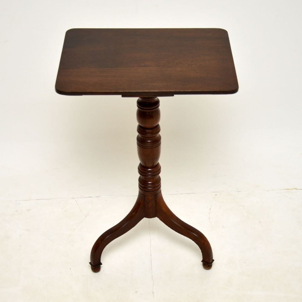 Antique Georgian Oak Side Table