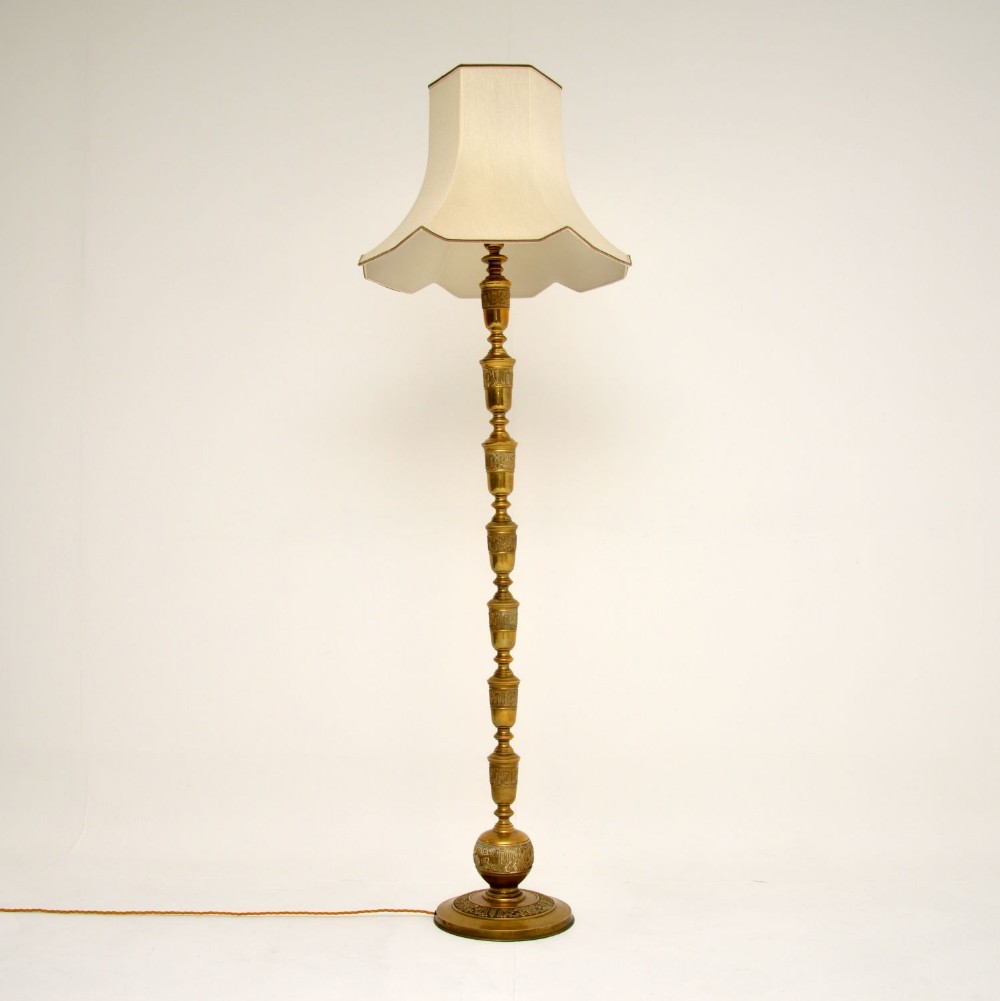 Antique Solid Brass Floor Lamp
