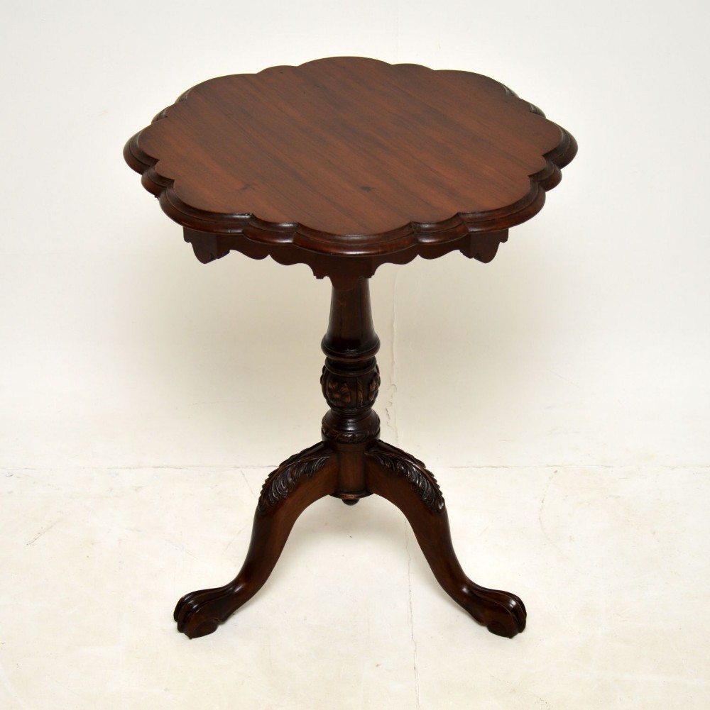 Antique Victorian Style Mahogany Side Table