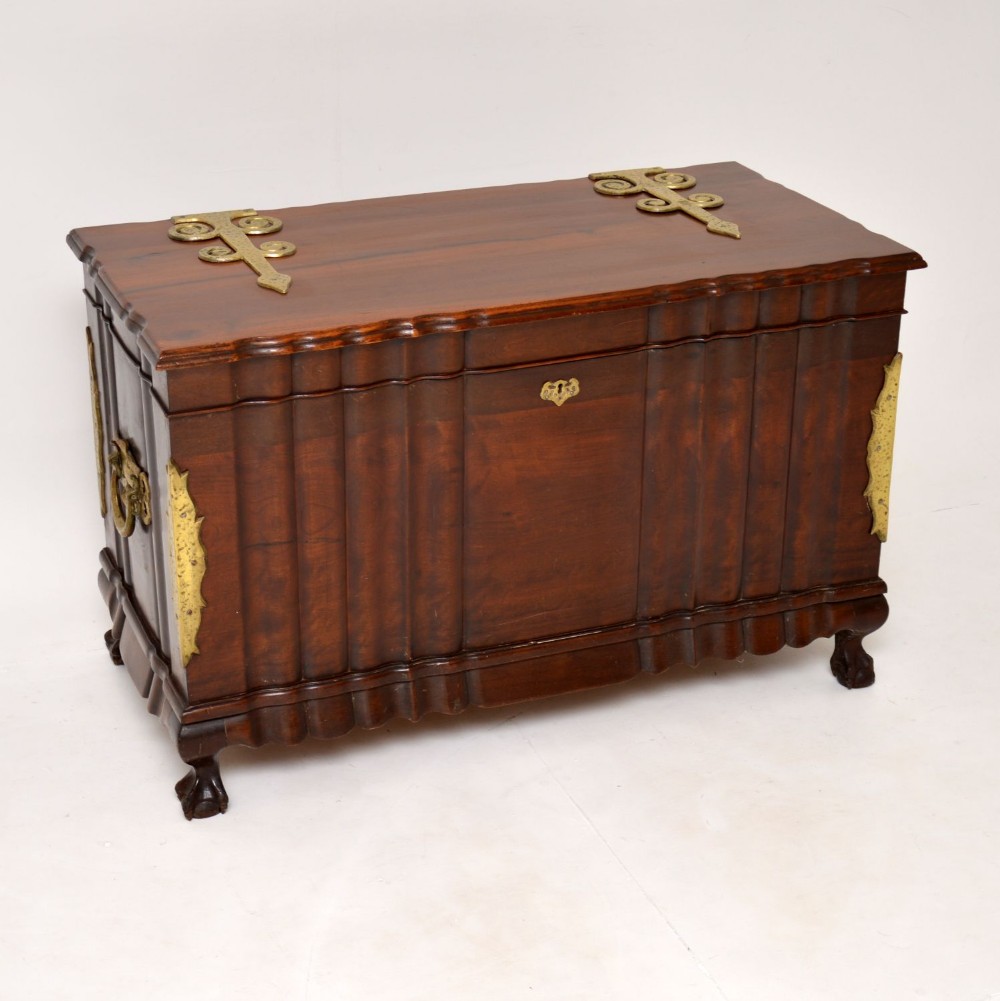 Antique Dutch Walnut Blanket Trunk