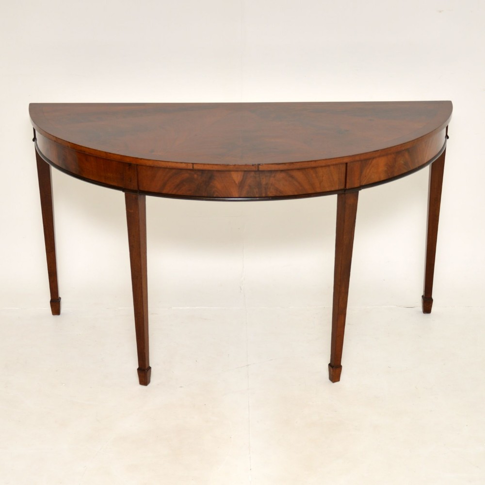 Antique Georgian Period Mahogany Console Table