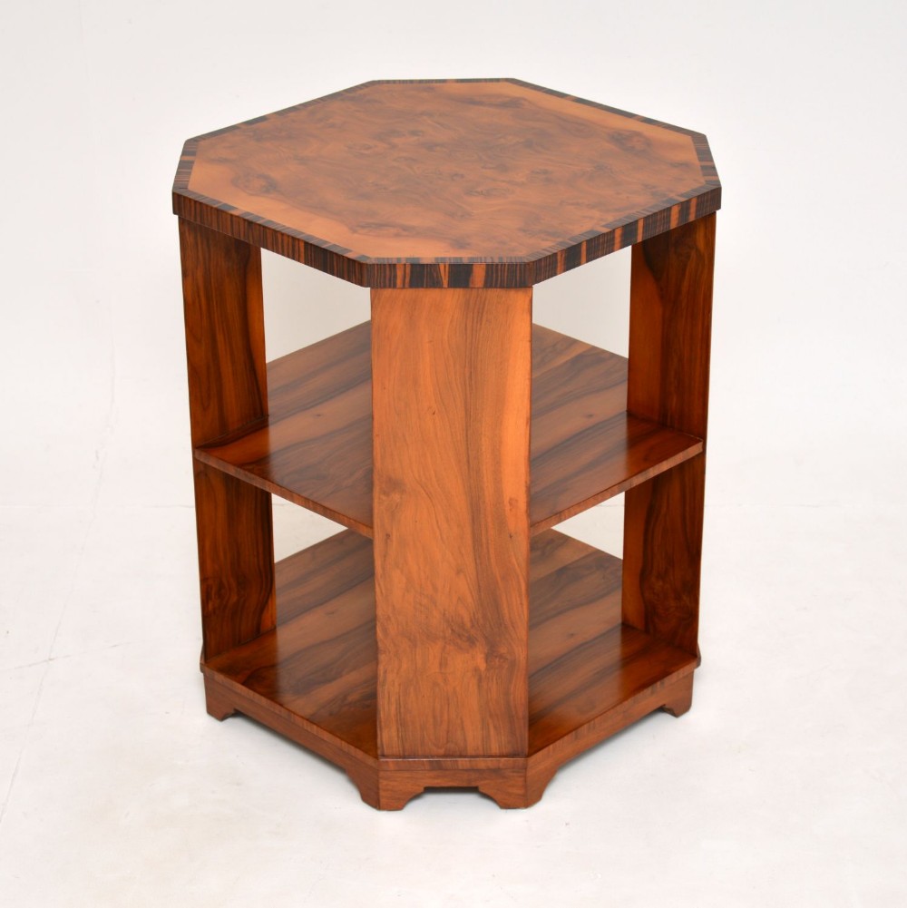 1930's Art Deco Burr Walnut Occasional Table