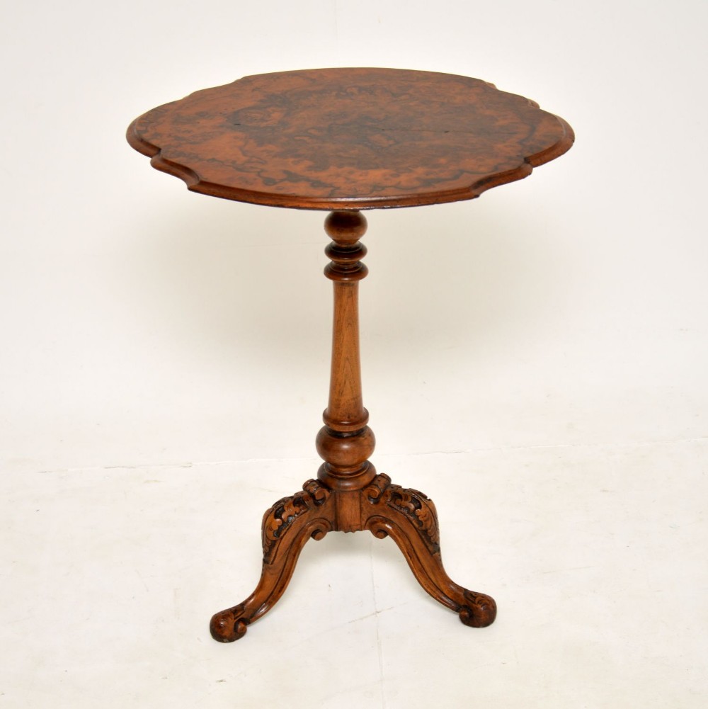 Antique Victorian Burr Walnut Occasional Table