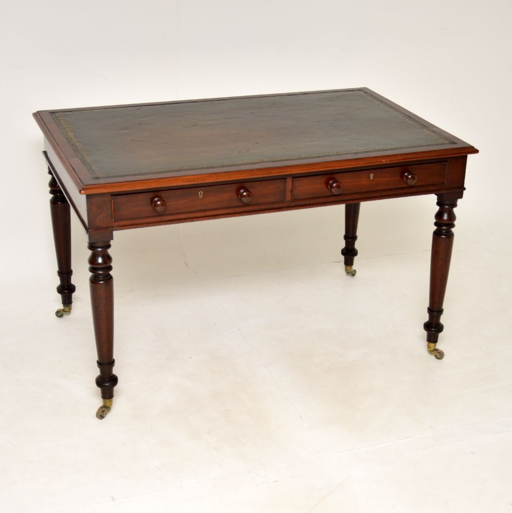 Antique Victorian Mahogany Partners Writing Table
