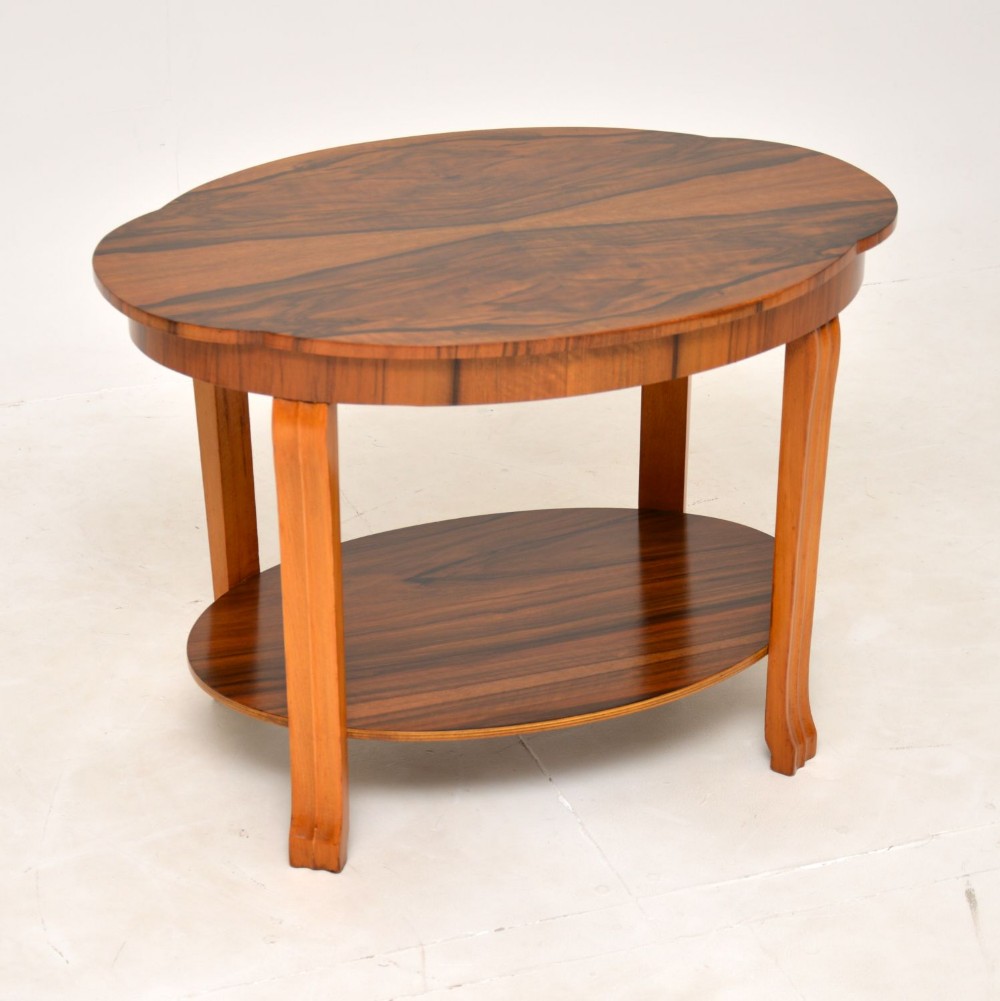 Art Deco Figured Walnut Coffee table
