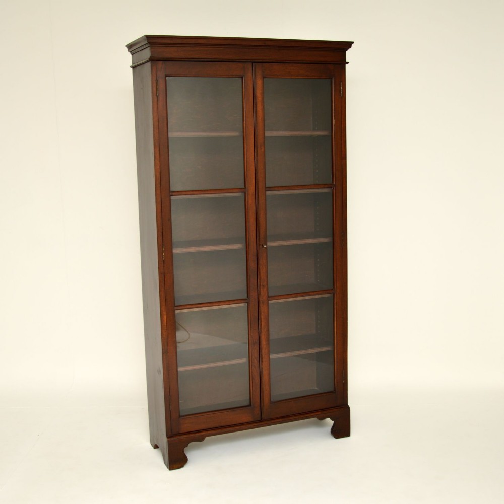 Antique Edwardian Mahogany Bookcase