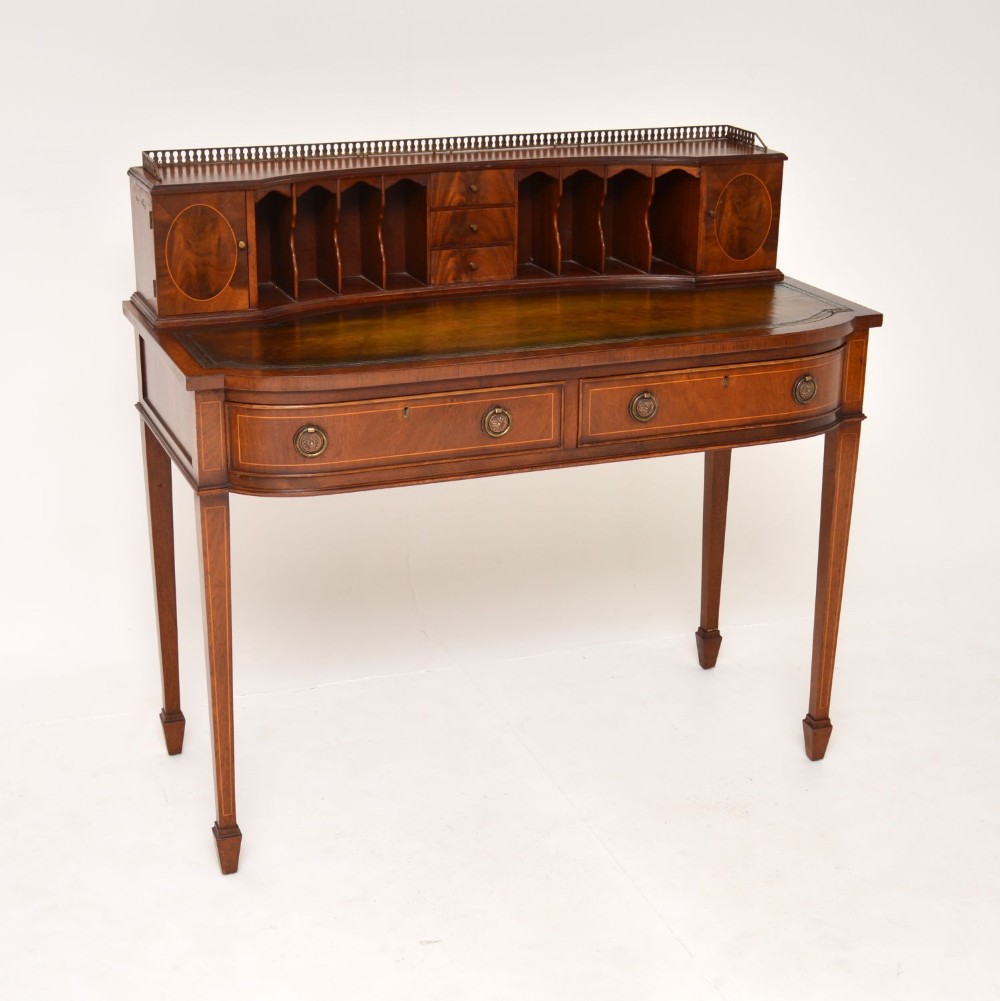 Antique Mahogany Bonheur Du Jour Desk
