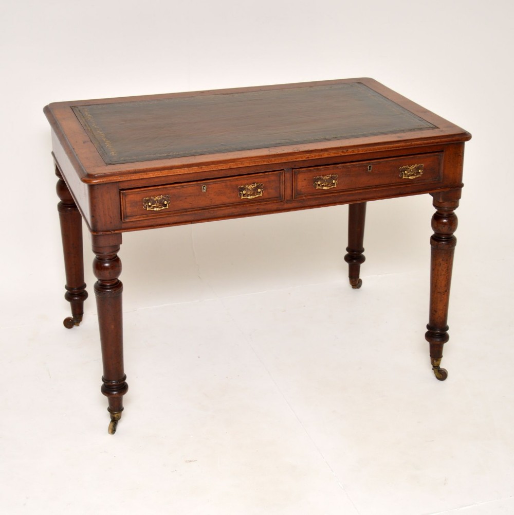 Antique Victorian Mahogany Writing Table 