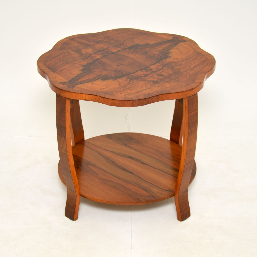 1930's Art Deco Figured Walnut Occasional / Coffee Table