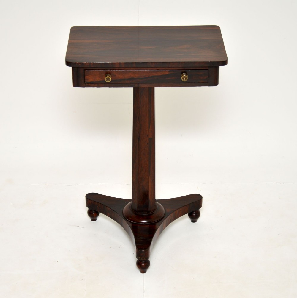 Antique William IV Rosewood Occasional Side Table