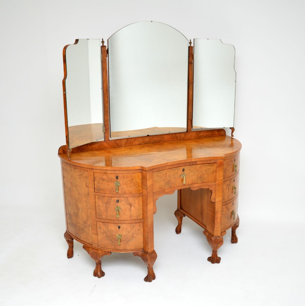 Antique Burr Walnut Dressing Table
