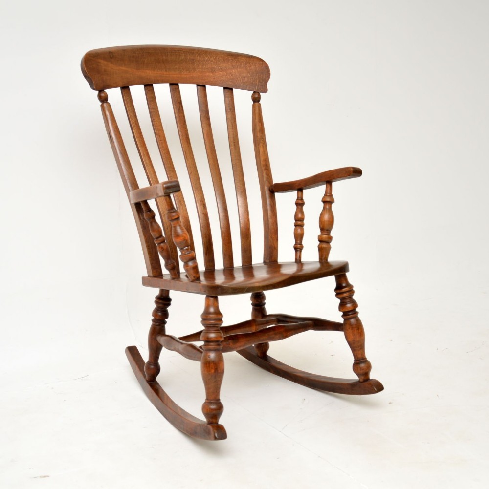 Antique Victorian Windsor Rocking Chair