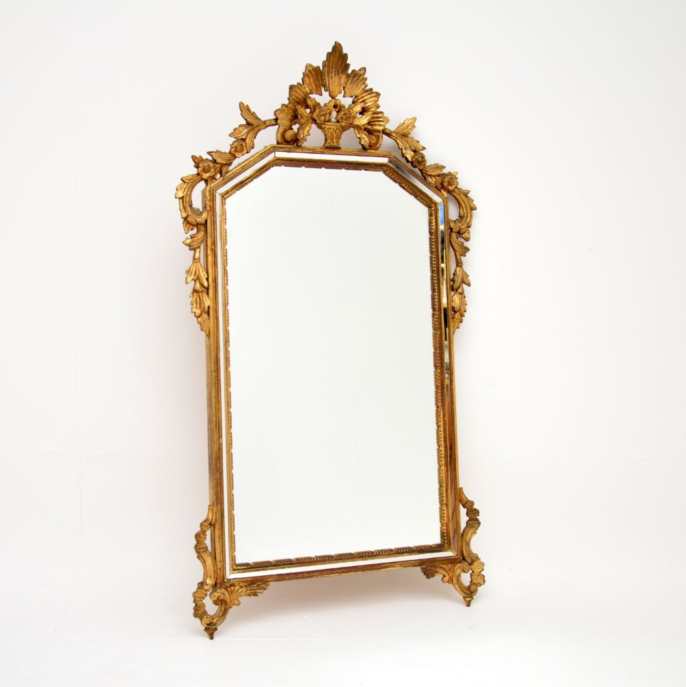 Antique French Gilt Wood Mirror