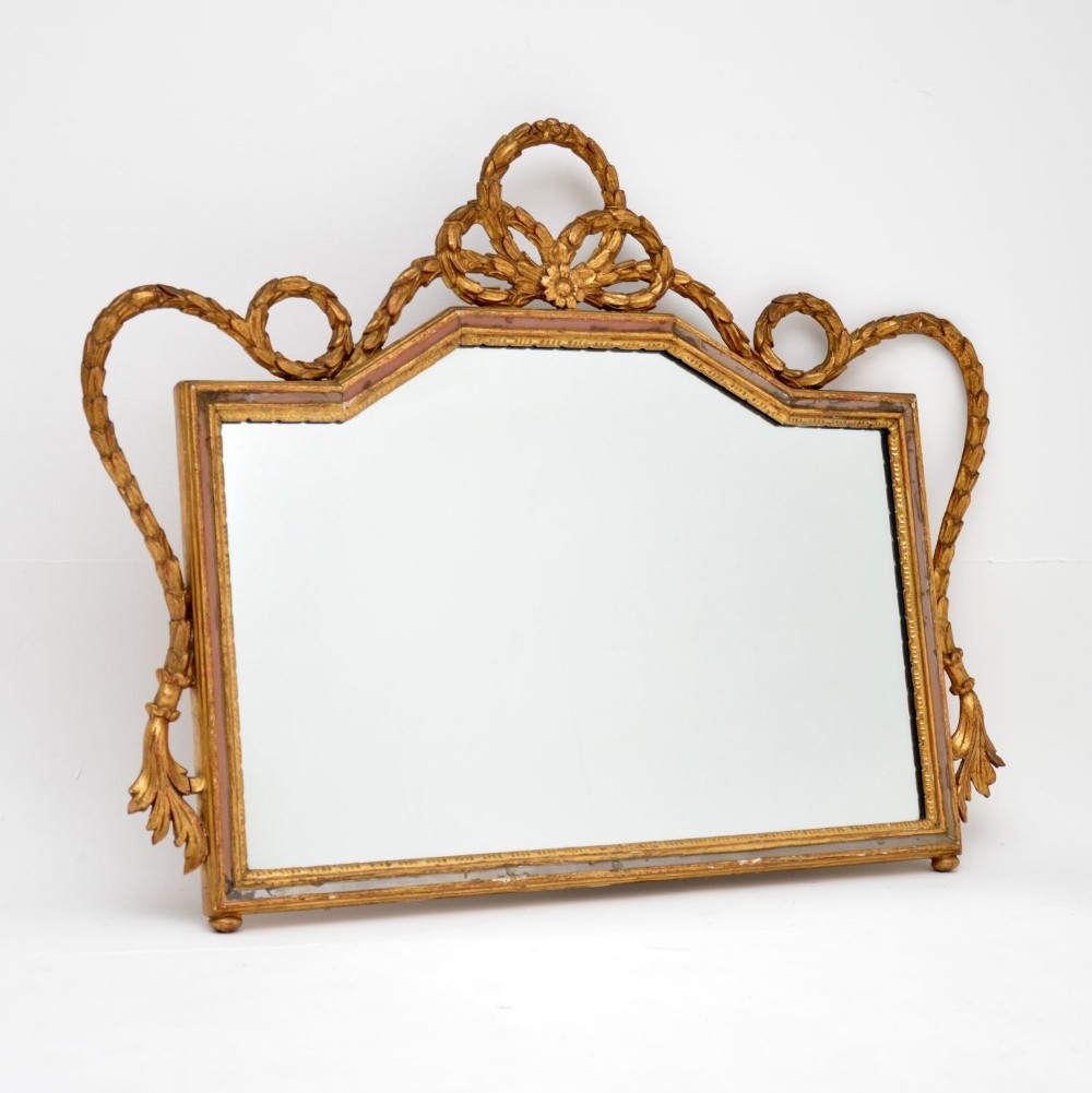Antique French Gilt Wood Mirror