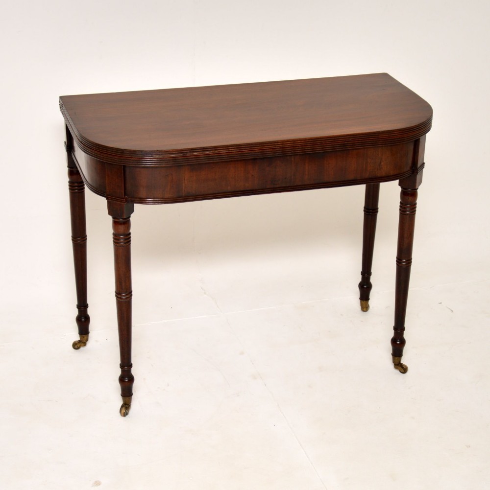 Antique Georgian Mahogany Console / Tea Table
