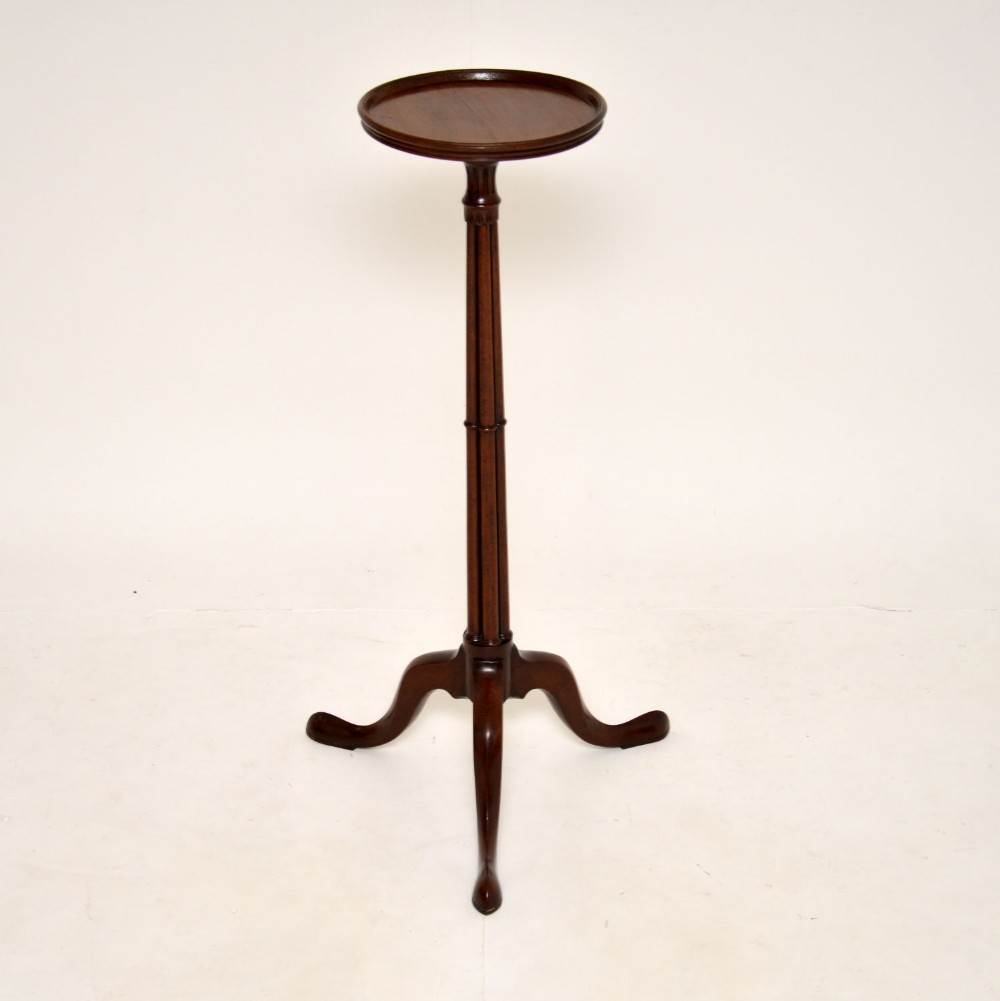 Antique Regency Mahogany Side / Torchere Table