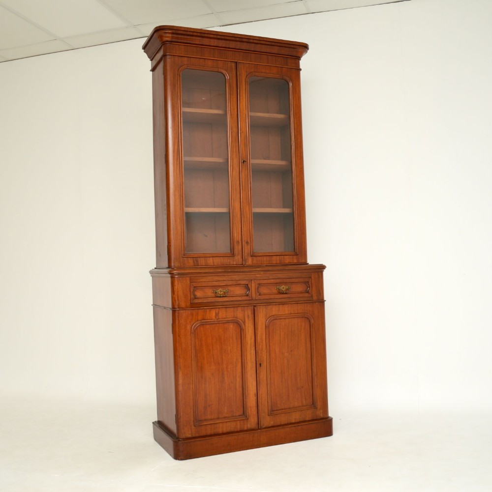 Antique Victorian Mahogany Bookcase