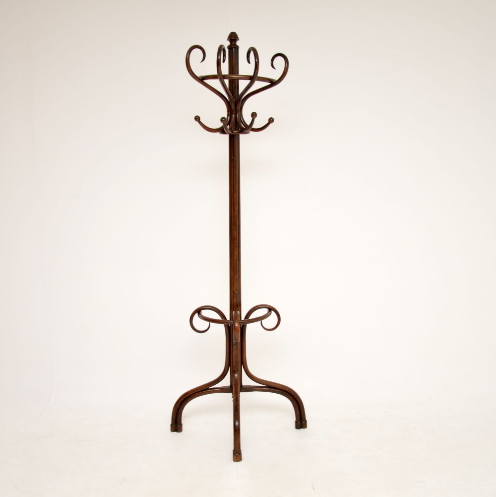 Antique Bentwood Half Hatstand / Coat Rack