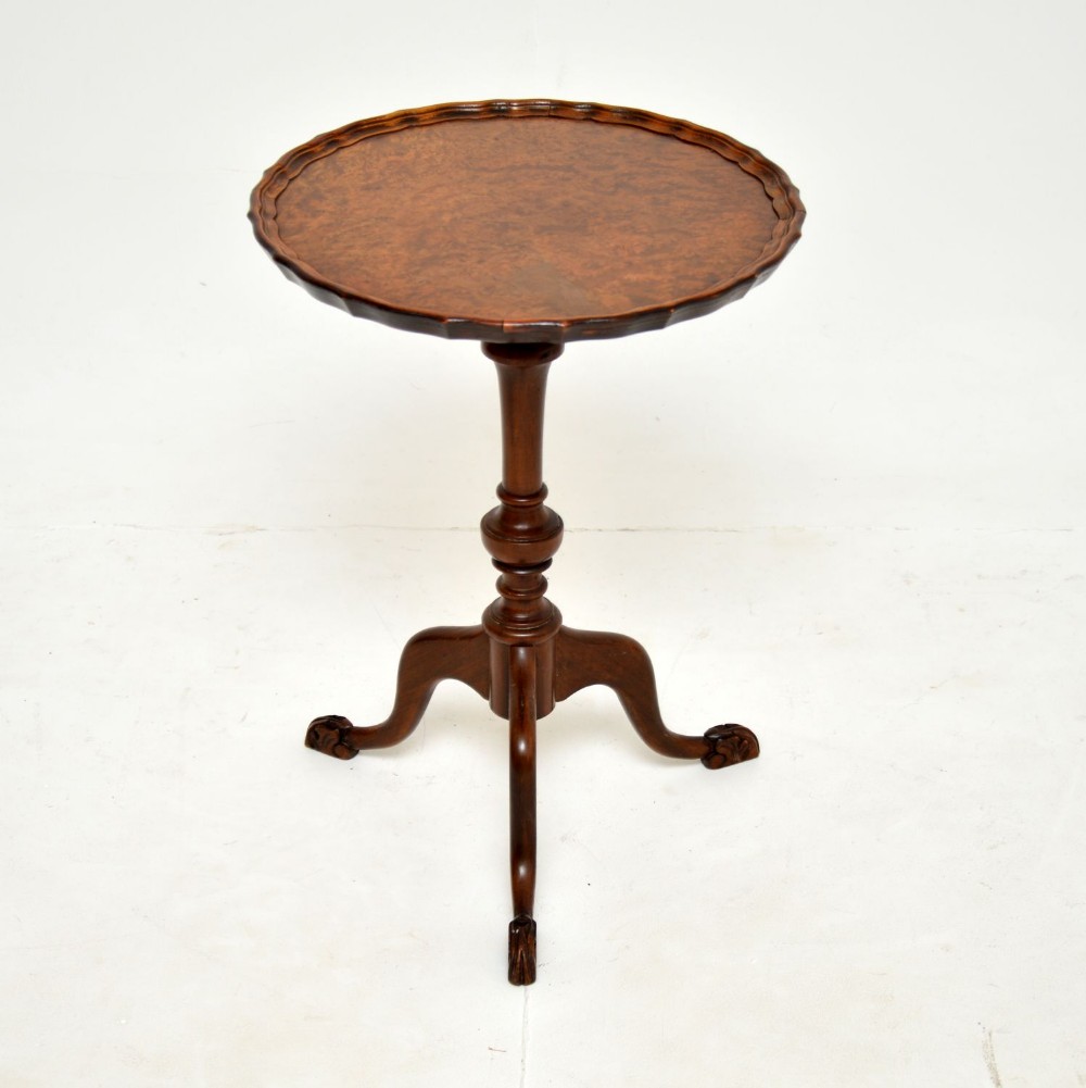 Antique Burr Walnut Wine Table