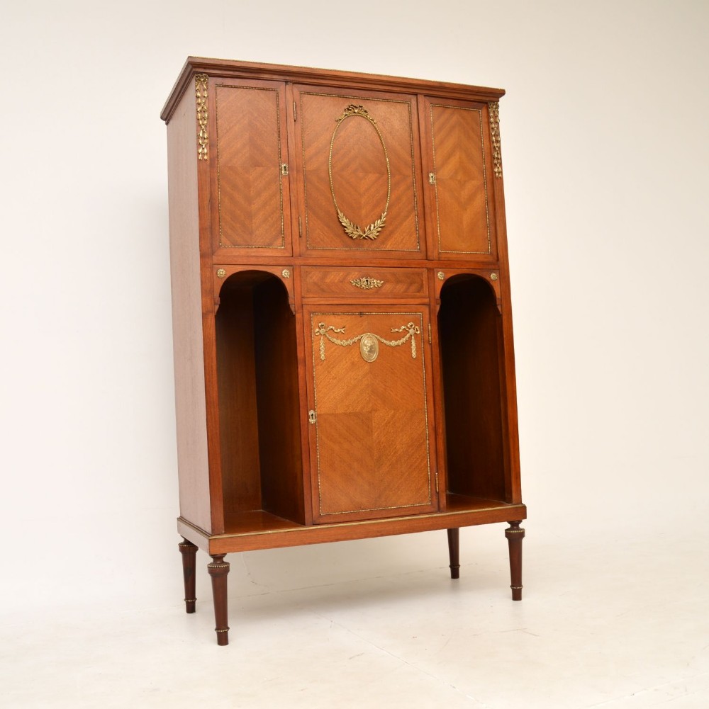 Antique French Ormolu Mounted Cabinet in King Wood