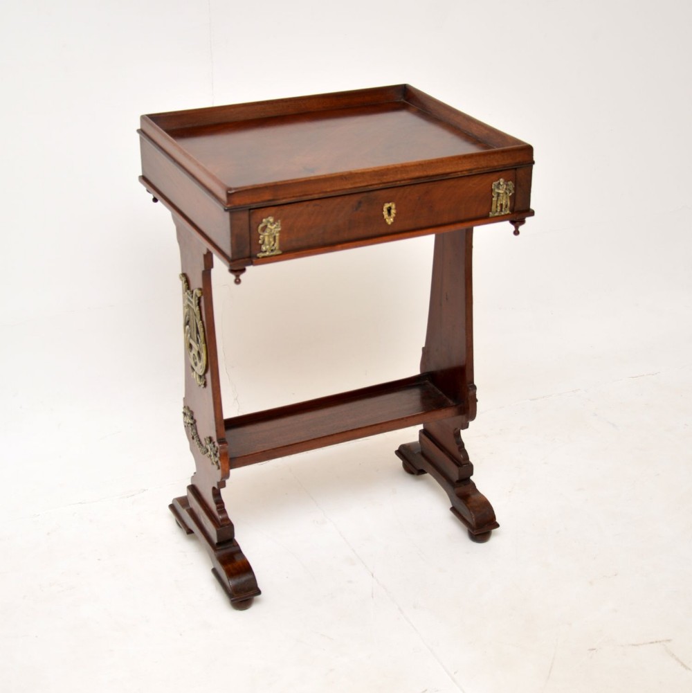 Antique Regency Mahogany Side Table