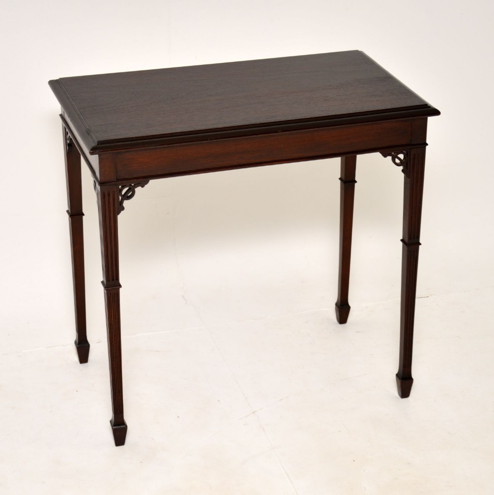 Antique Edwardian Mahogany Side Table