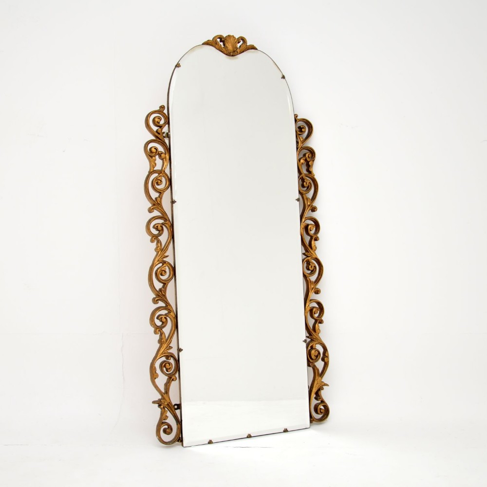 Antique French Decorative Gilt Mirror