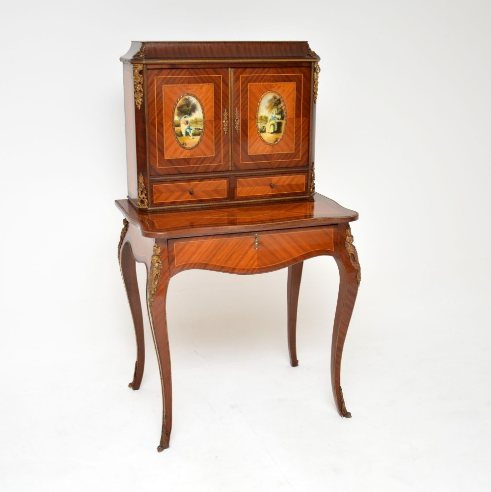 Antique French Ormolu Mounted Escritoire Writing Desk
