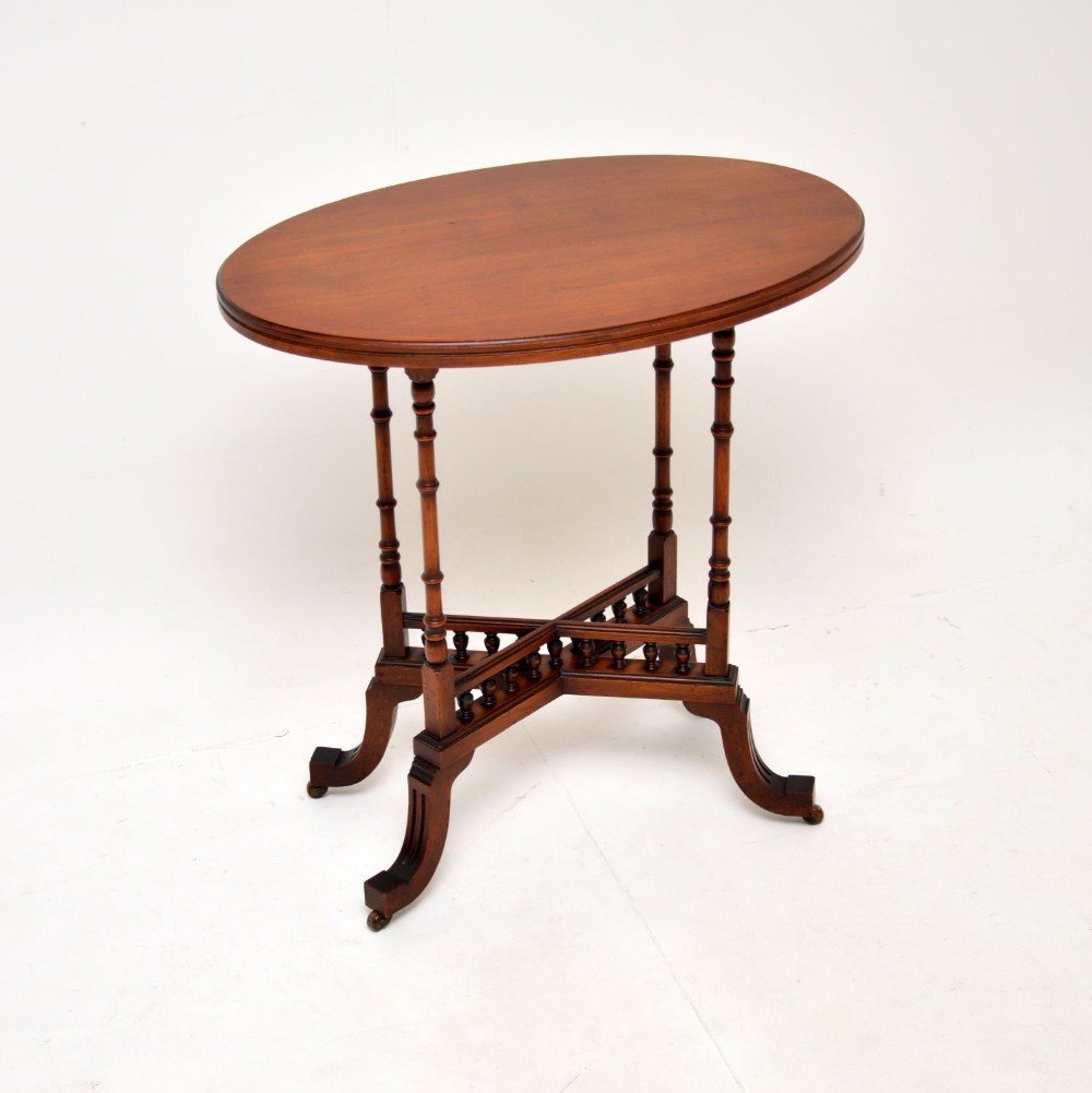 Antique Victorian Walnut Occasional Side Table
