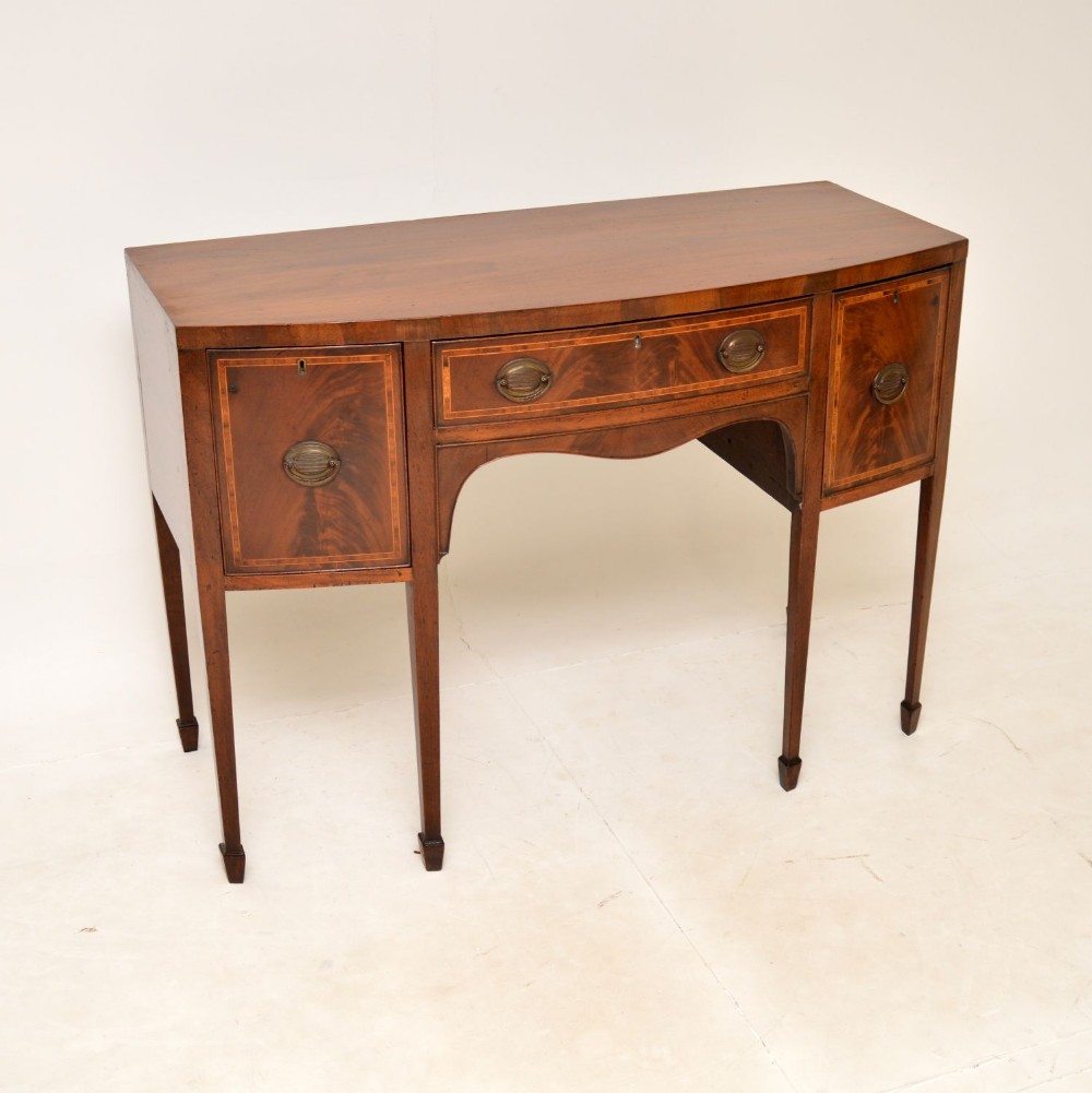 Antique Georgian Period Inlaid Mahogany Sideboard
