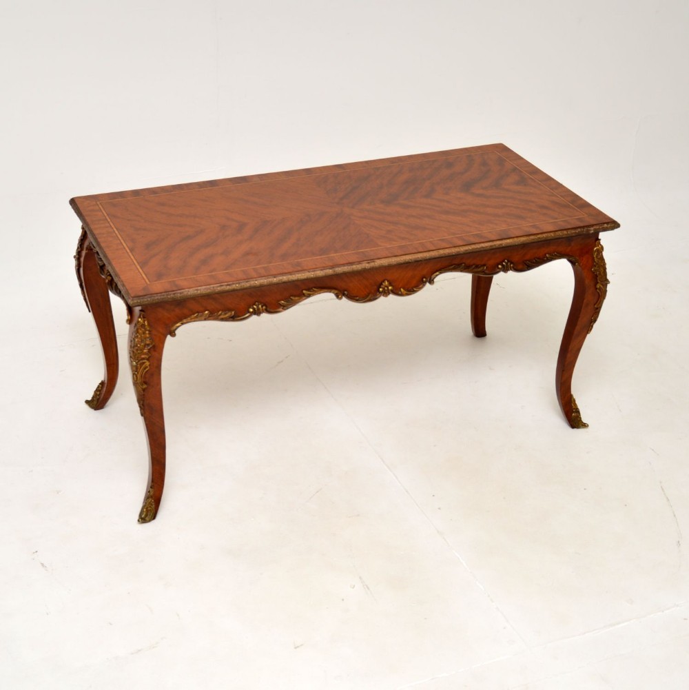 Antique French Walnut Coffee Table
