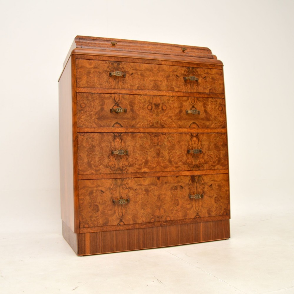 Art Deco Burr Walnut Chest of Drawers
