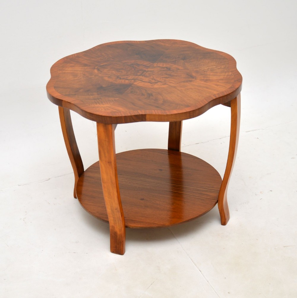 Art Deco Figured Walnut Occasional / Coffee Table
